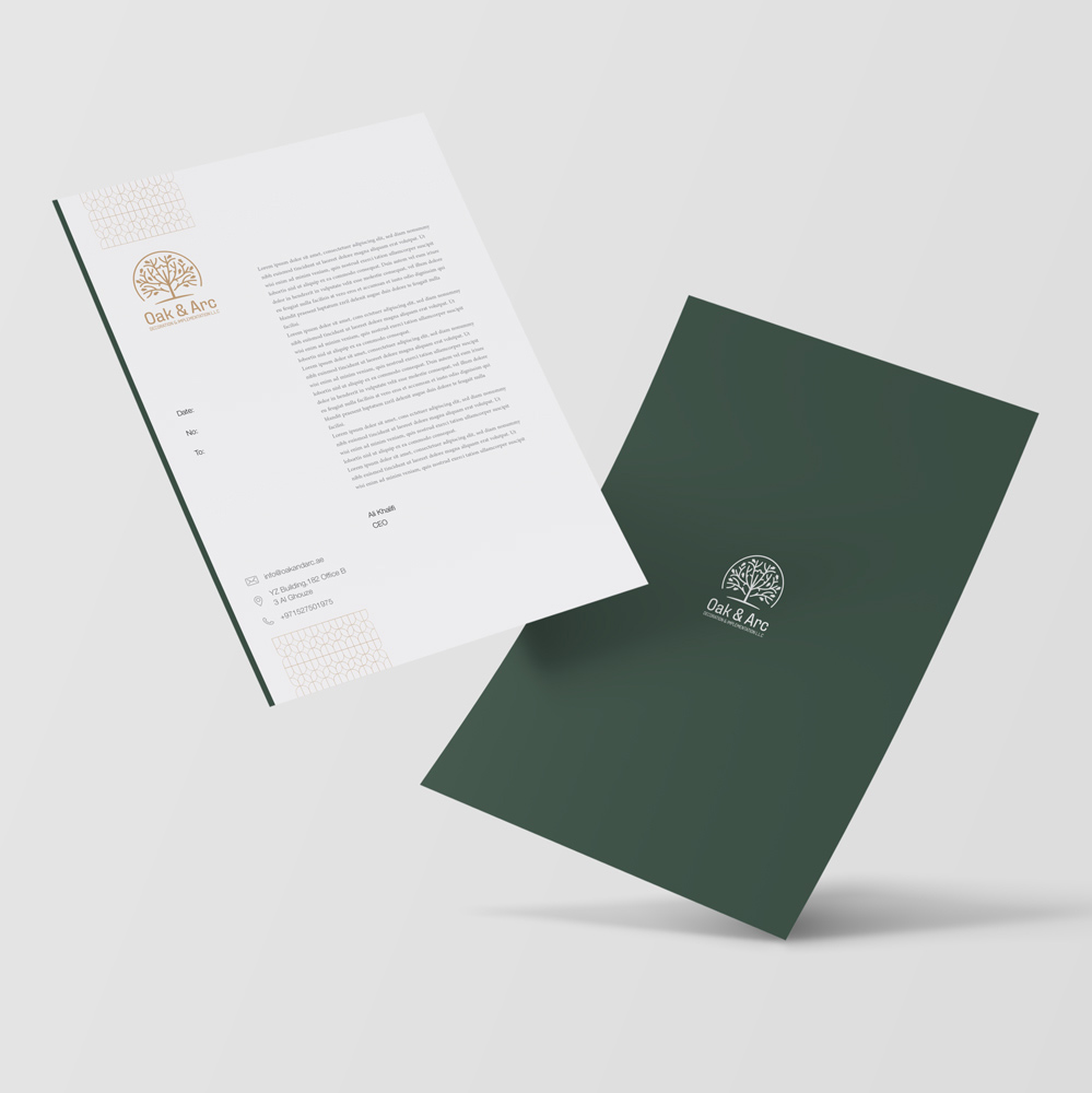 Oak & Arc Stationery