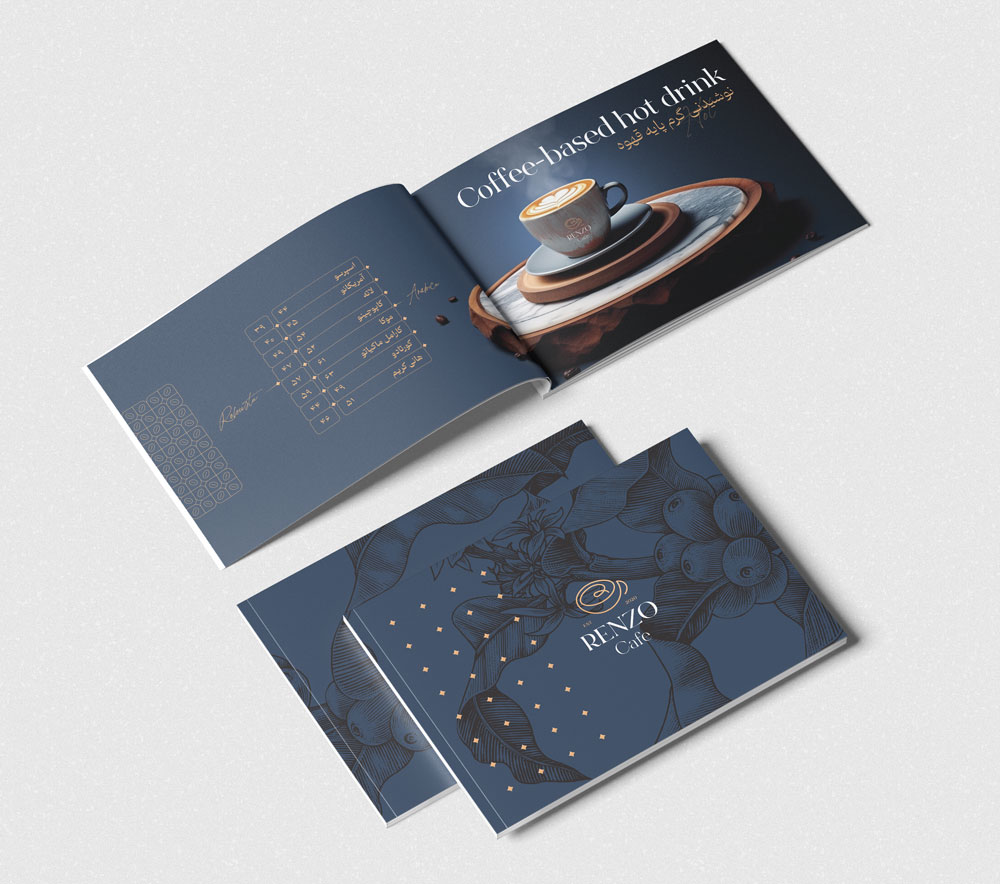 Renzo Cafe Menu Design