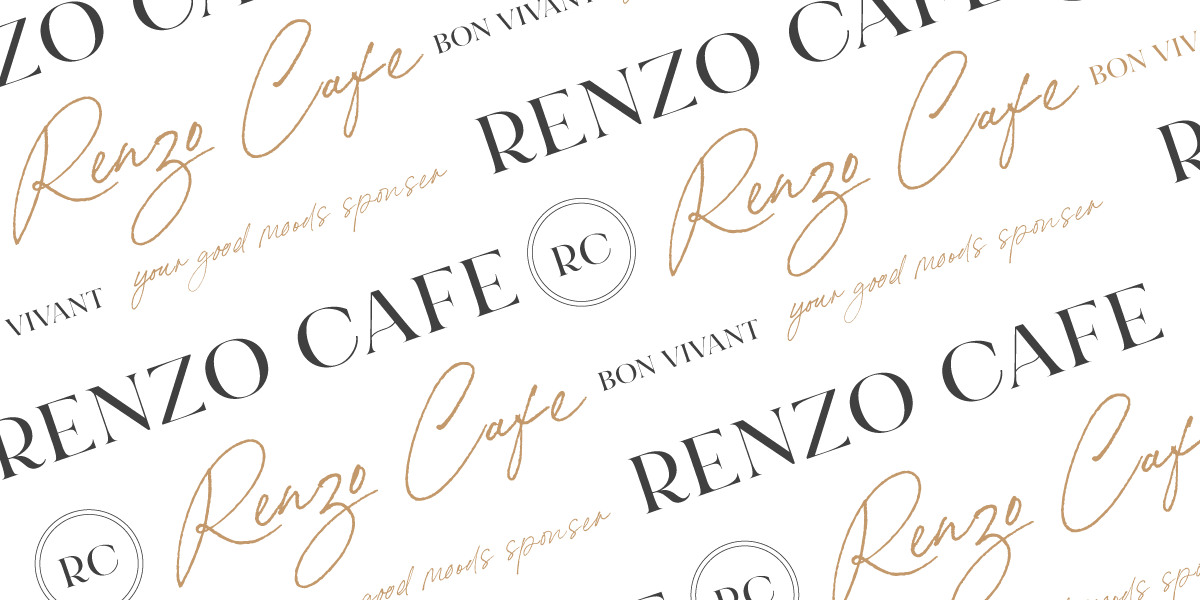 Renzo Cafe Typography