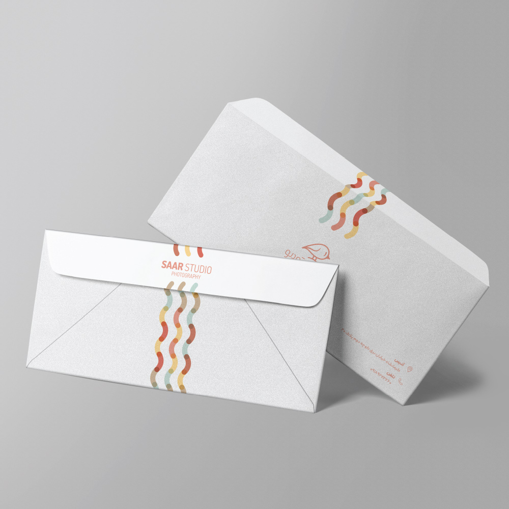 Saar Studio Envelope Design