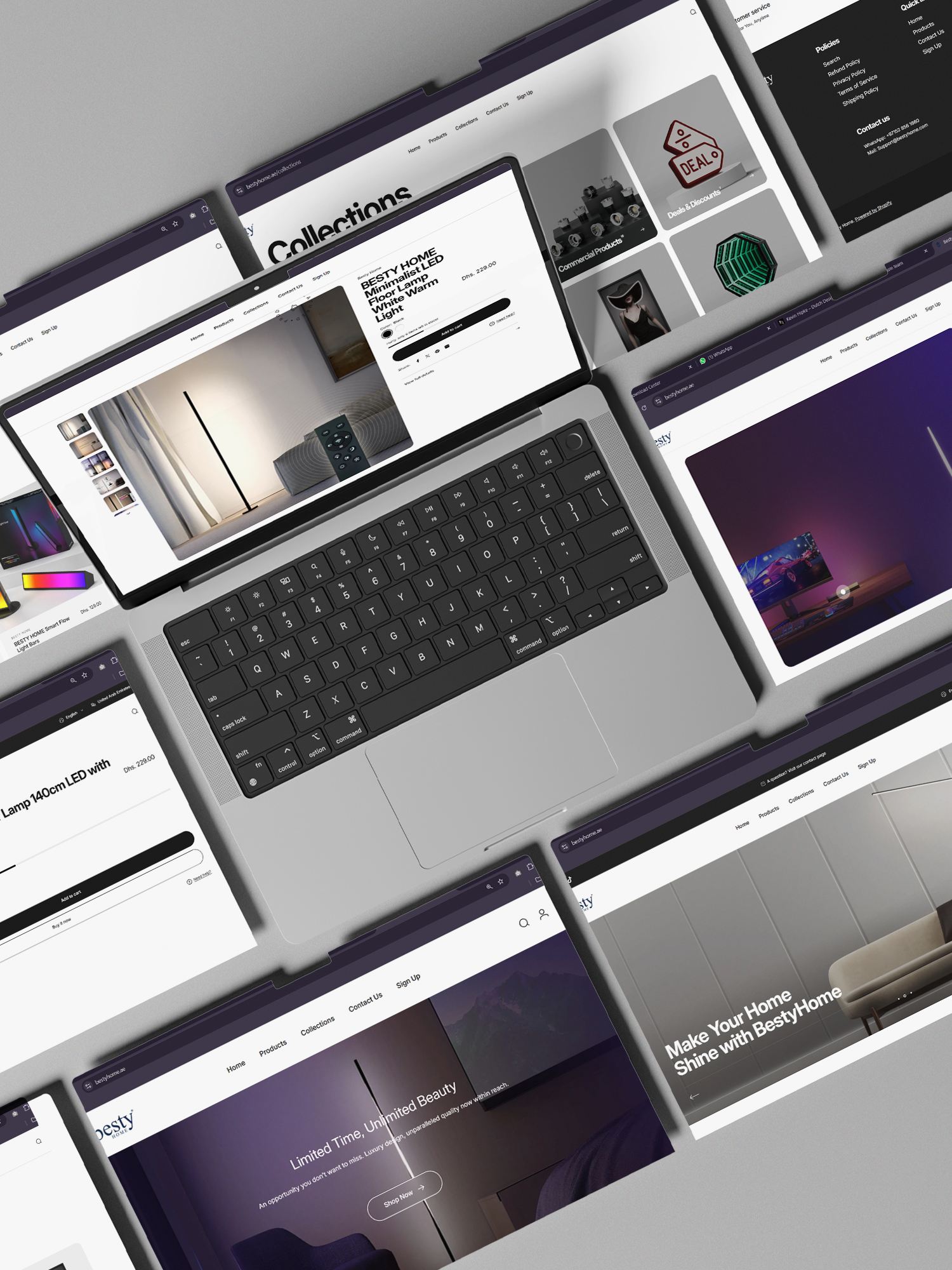 Branding Assets Design for a Home Appliance E-commerce
